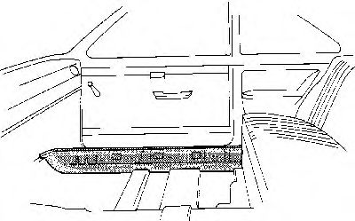 VAN WEZEL 580181 -  Накладка порога